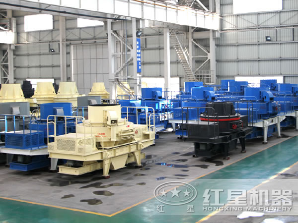 不同類型的制砂設備
