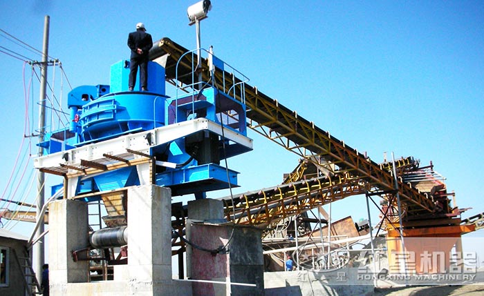 制砂現場 制砂現場