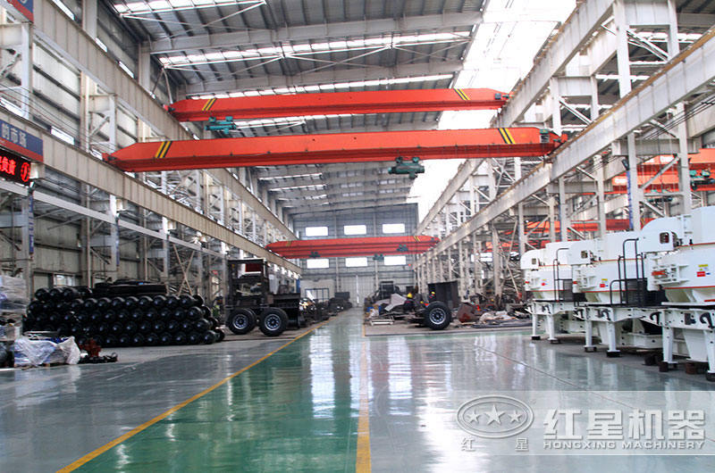 紅星制砂機生產線車間