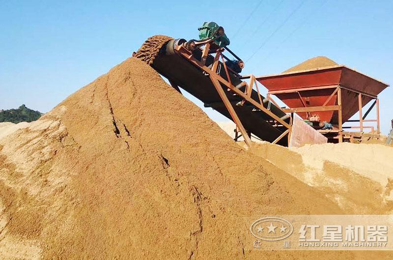 機制砂生產現場