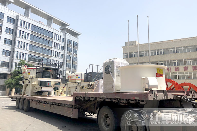 制砂設備生產線發貨現場圖