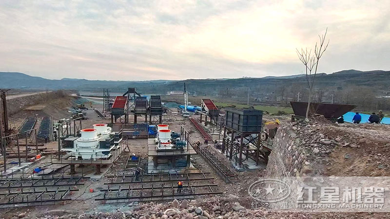大型機制砂生產現場實拍 大型機制砂生產現場實拍