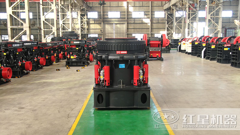 300型圓錐破碎機型號及參數(shù)，一小時能生產(chǎn)多少噸石子？