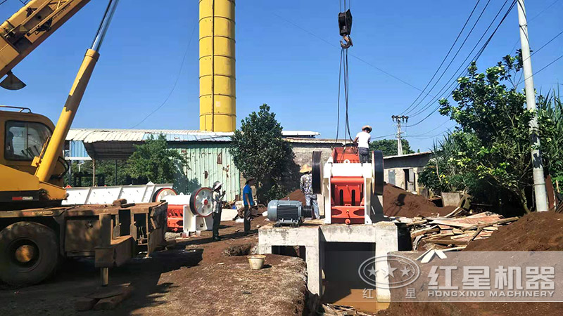 顎破+細鄂破作業