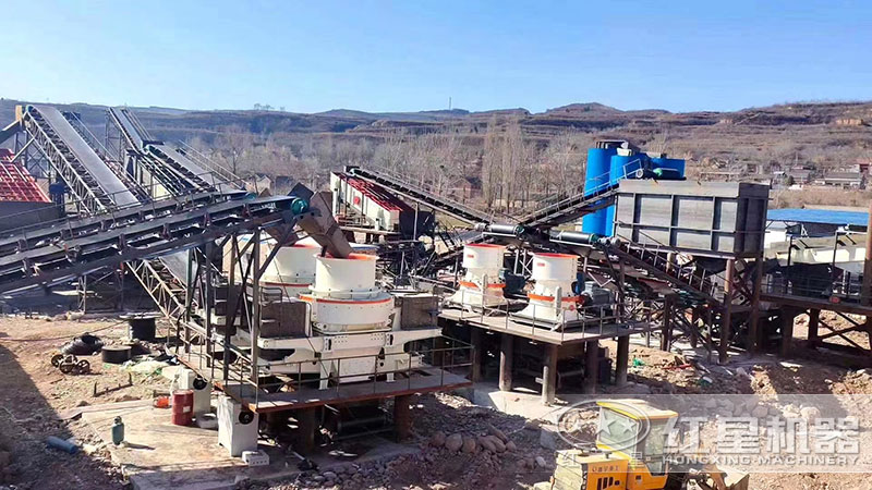 大型碎石機械設備各大現場投產使用